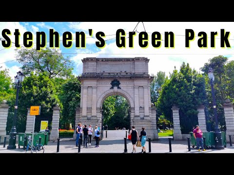 STEPHENS GREEN PARK & IVEAGH GARDENS Dublin 2 Walking Tour