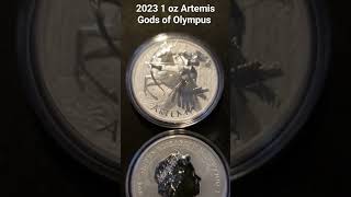 2023 1 oz Artemis Gods of Olympus Silver Coin