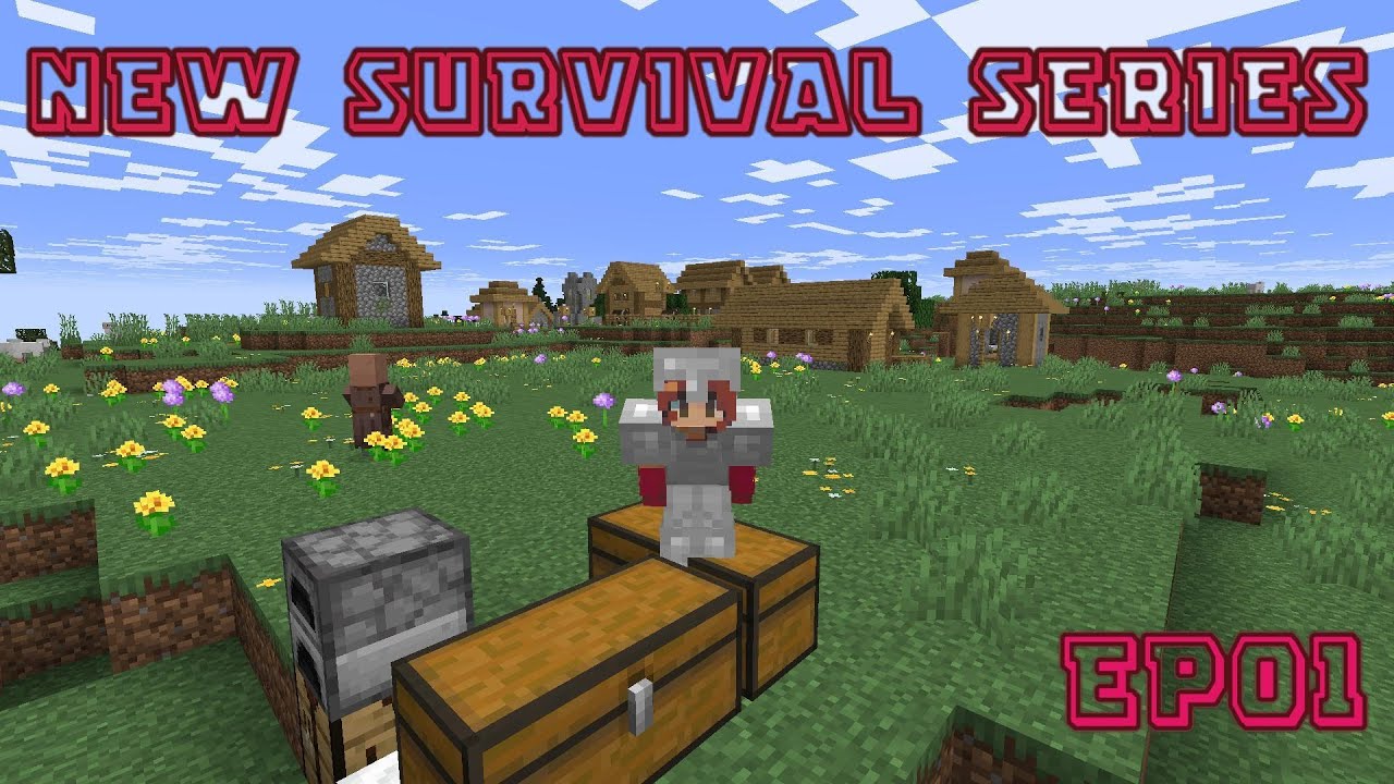 New Minecraft Survival Series EP01 - Starting a New! - YouTube
