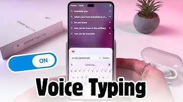 How to Activate and Use Voice Typing on Honor Magic 7 Lite - Simple Guide