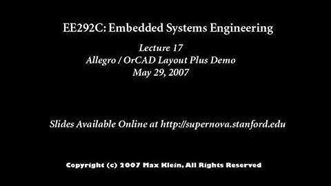 Cadence OrCAD / Allegro Layout Plus Demo Tutorial (Part 4)