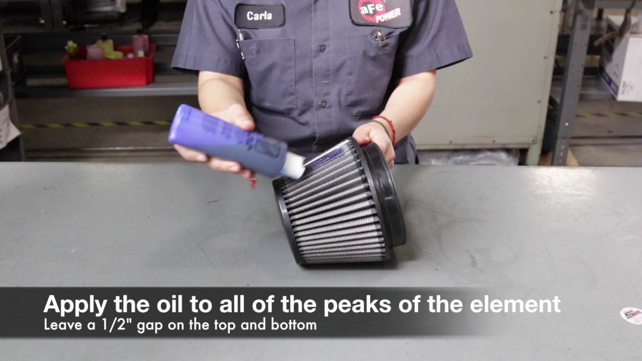 How to clean an aFe POWER Pro 5R Universal Air Filter YouTube