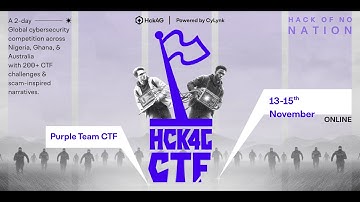 Hck4G CTF - 2025 - Hack of No Nation - Kickoff