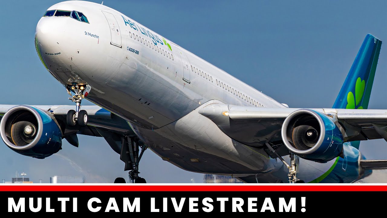 LIVE š“ Manchester Airport ļø Multi Cam! - YouTube
