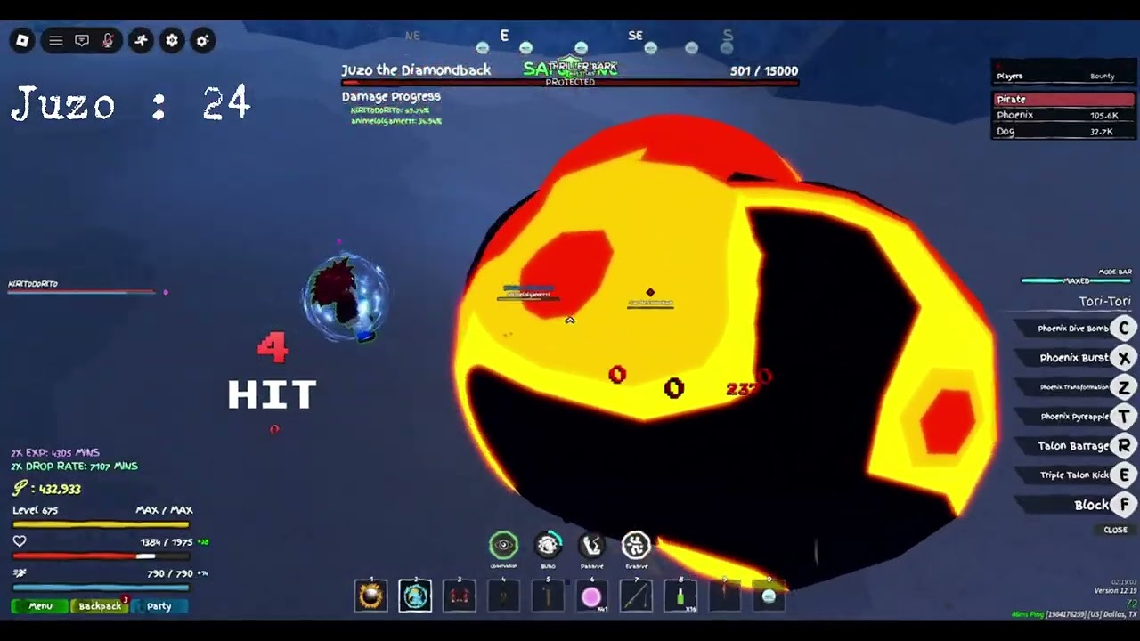 Farming 30+ Bosses in GPO {grand piece online}