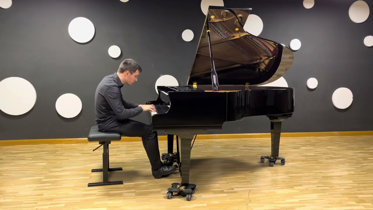 J.S. BACH: Preludio y fuga no. 21 (Libro I). Ismael Escribano, piano