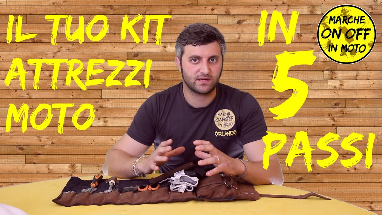 Il migliore kit di utensili portatili per moto. 