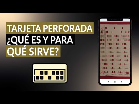 Video: ¿Para qué se usaron por primera vez las tarjetas perforadas de computadora?