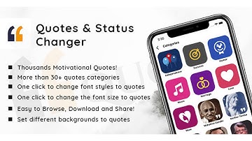 Motivational Quotes - Status Makers - Native Android mobile app | Codecanyon Scripts and Snippets