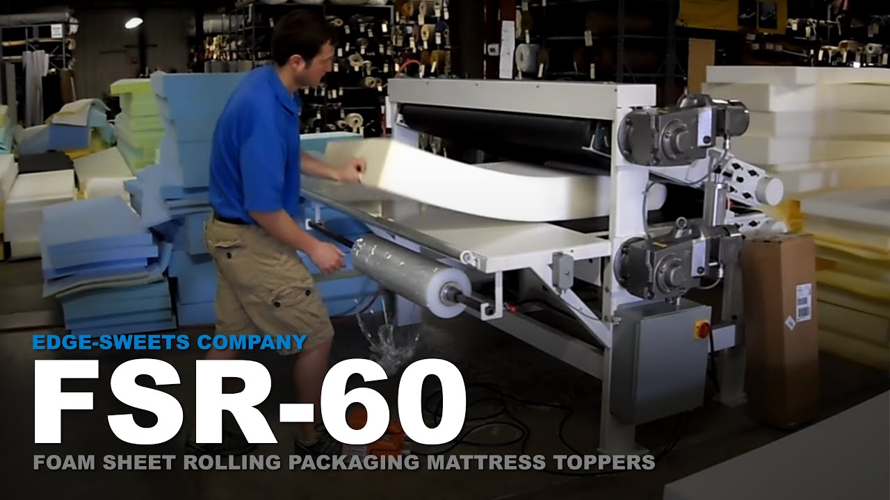 FSR-60 - Foam Sheet Roller Packaging Flexible Foam Mattress Toppers ...