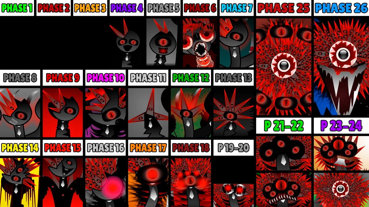 Incredibox Sprunki Mix All Phases: Phase 1-26 - NEW UPDATE | NEW MOD!