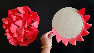 Beautiful Flower Wall Hanging / Paper Craft For Home Decoration / DIY Wall decor / Easy Wall mate