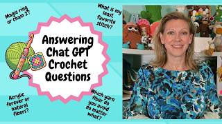 🤔🧶Answering Chat GPT Crochet Questions🧶😁 #crochet #crochetpodcast #rumimillcrochet