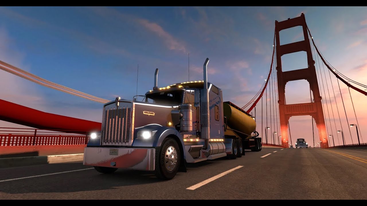 American Truck Simulator – Do deserto do Arizona à Califórnia 🌵➡️🌉