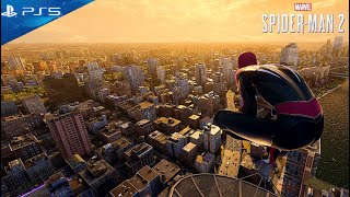 Marvel Spider Man 2 (PS5) New Areas Brooklyn and Queens | Free Roam Gameplay
