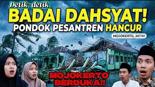 Detik-detik Badai Dahsyat Porak-porandakan Mojokerto Jawa Timur‼️