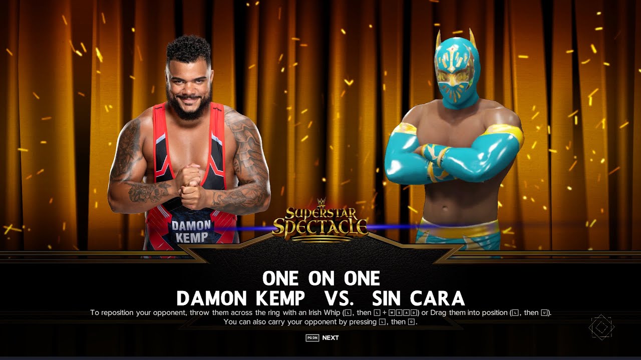 [ superstar spectacle spring 1 round ] - damon kemp vs sin cara