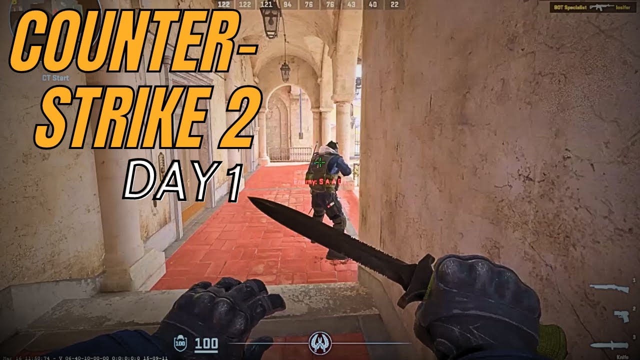 Playing counter Strike (Day 1) | Lets see in how many days i can get ...