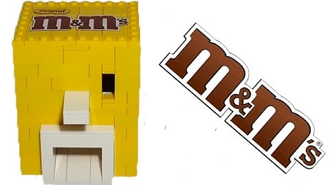 How to build a LEGO Peanut M&M