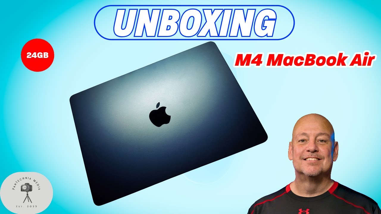 Unboxing the M4 MacBook Air — 24GB Unified Memory in a Fanless Design!