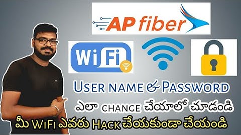 How to Change AP Fibernet Password 🔒🔒🔒 🔑🔑🔑 తెలుగు లో