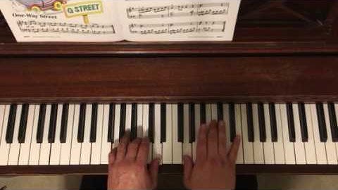 How to Play Car Chase from Bastien Piano Technic Book Level 2 page 17