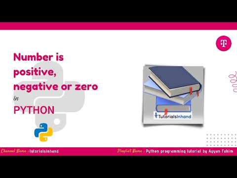 python program to check positive or negative | python program check number positive negative #viral