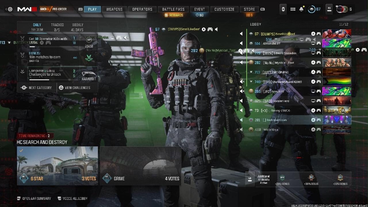 Call of Duty pre game lobby 😂 - YouTube