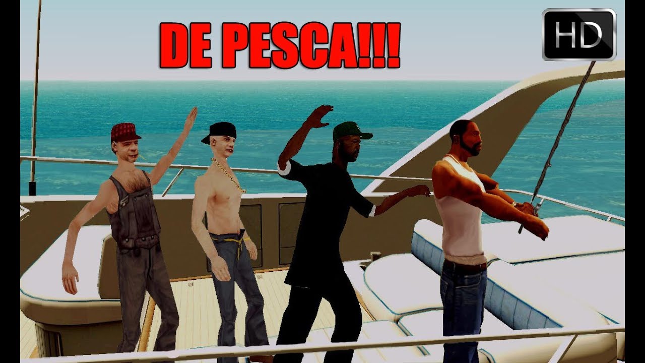 CJ y sus amigos van De Pesca - GTA San Andreas - Loquendo