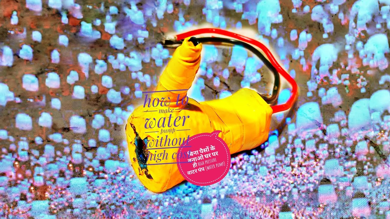 we made cheapest water pump from dc motor relevant mini water pump