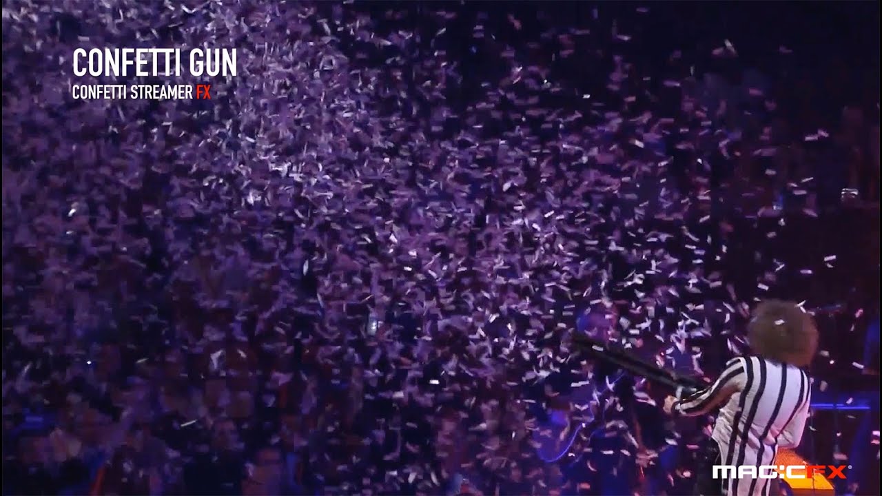 MAGIC FX Confetti Gun - YouTube