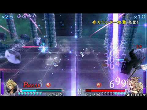 Dissidia Final Fantasy：Lv100 Cloud vs Lv105 Tina