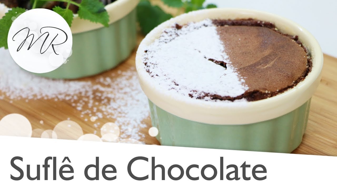 Suflê de Chocolate na AirFryer (Soufflé) - Fritadeira Sem Óleo