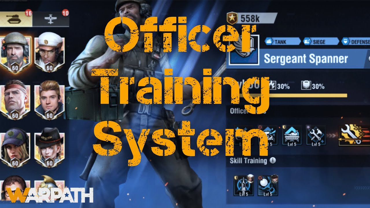 Officer Training System Warpath YouTube