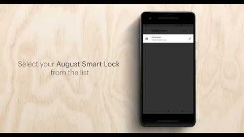 Setting up your August Smart Lock Pro with the Google Assistant