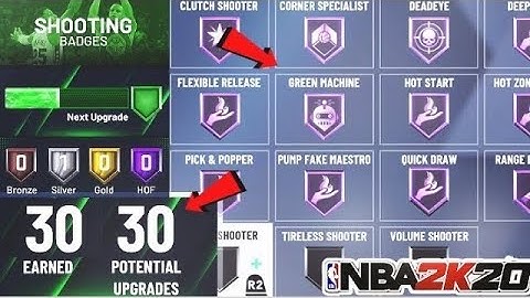 FASTEST WAYS TO GET SHOOTING BADGES IN NBA 2K20 (7 METHODS)