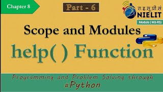 #6 #python #Chapter8 #olevel module basics help () function in hindi #knowledgeunleashedbypayal Wealth