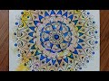 😱 Easy Mandala Art | Beautiful Amazing | Round Mandala | #mandala | #art | #drawing | Purabi N Art