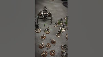 2000pt NECRON ARMY WARHAMMER 40K, #shorts #warhammer40k #tabletopgame #paintingwarhammer #necrons