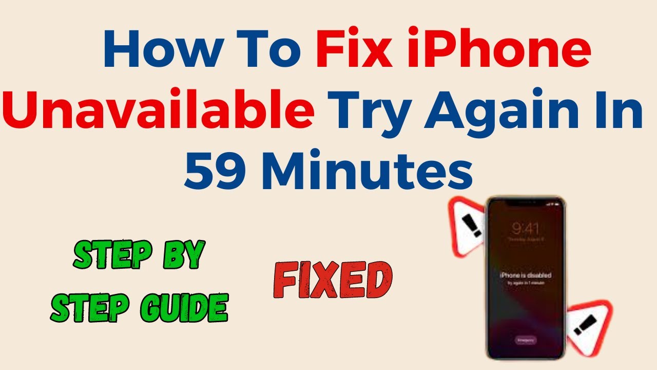 How to Fix iPhone Unavailable Lock Screen: Step-by-Step Guide