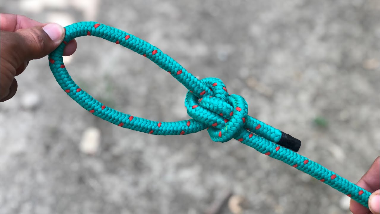 Photo inspiration: Visual Reference: Single Rope Loop Reinforced Knot Must Be Released Knot Technique