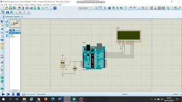 Proteus Sensor Suhu, menggunakan software Proteus 8 & Arduino IDE