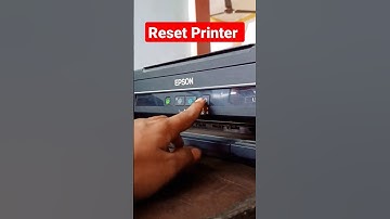 How to Fix Epson L380 Printer Red Light Blinking| Reset #shorts #shortsfeed