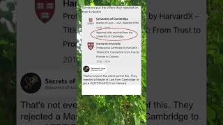 They Put Their Rejected CambridgeOffer on LinkedIn