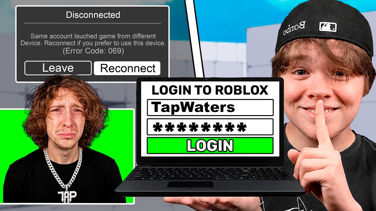 I hacked TAPWATERS account, while he was STREAMING..