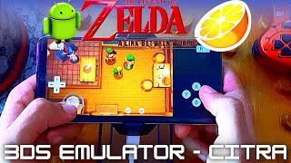 Citra 3DS Emulator - The Legend of Zelda A Link Between Worlds Ingame /  Gameplay 4k (Sickc's Build) 