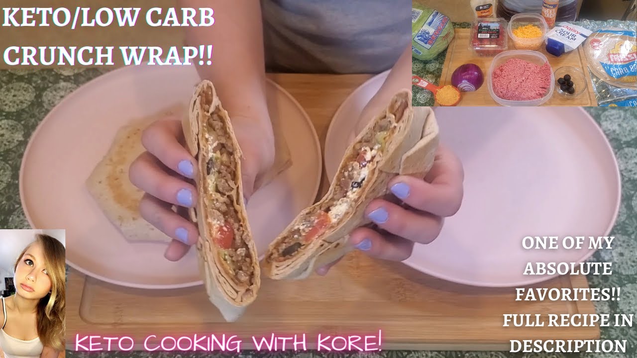 KETO / LOW CARB Crunchwrap! So unbelievably good! YouTube