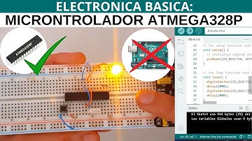 Microcontrolador ATmega328P utilizar sin la placa de desarrollo arduino