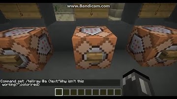 Minecraft - Tutorial - How to Fix Your /tellraw Commands in 1.9