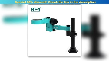 RF4 RFFO19 Stereo Microscope Articulating Arm Rotatable Universal Both Arms Stand Telescopic 360